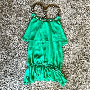 Mint sleeveless Blouse